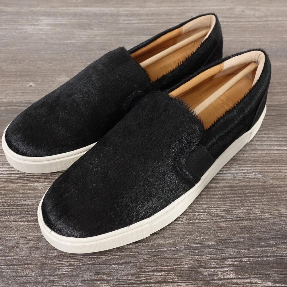 Frye Shoes Womens Size 6 Black Ivy Slip On Sneaker Leather Casual‎ Low Top